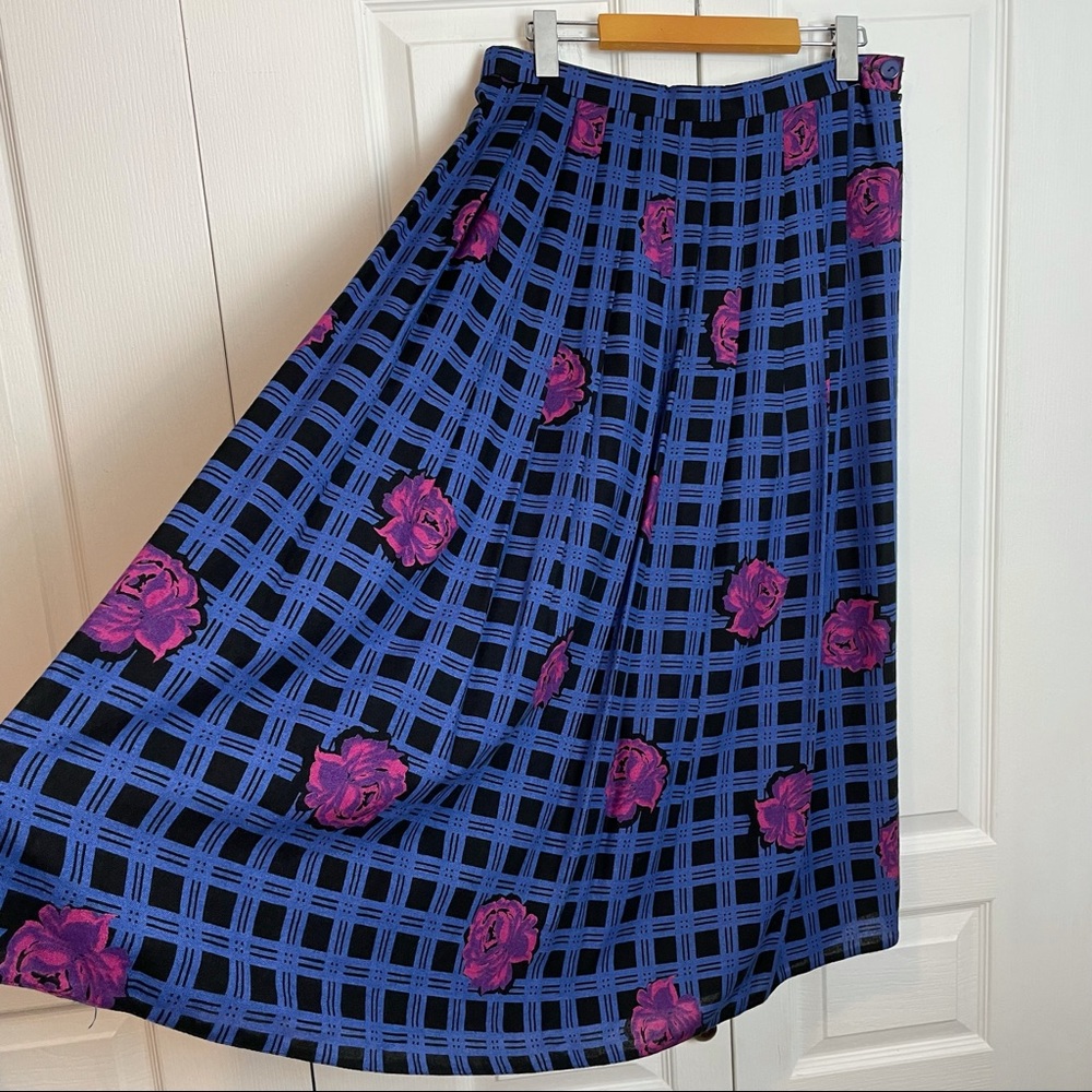90s Pleated STEILMANN Maxi Skirt
